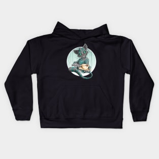 we're all mad in here Kids Hoodie